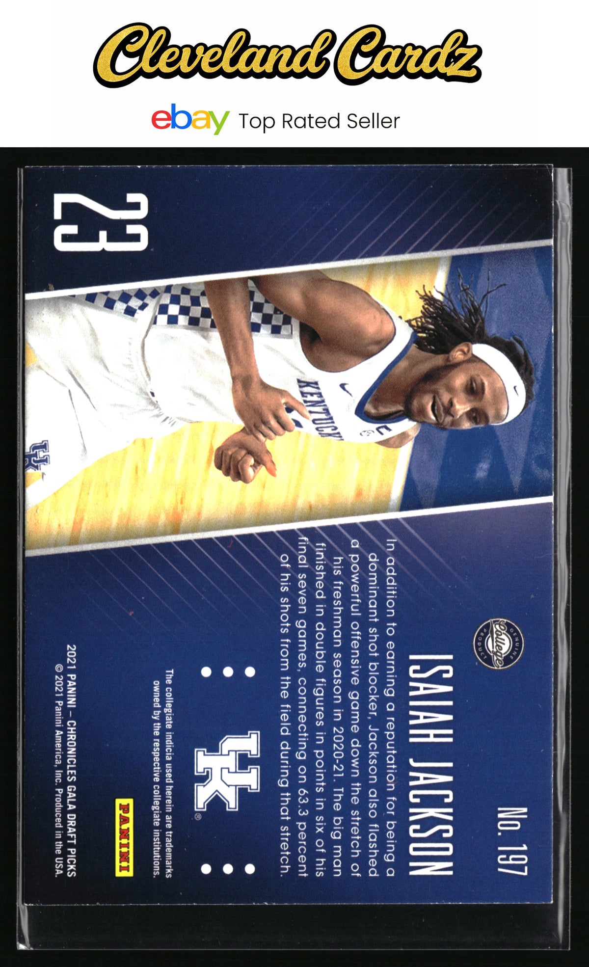 2021 Panini Chronicles Draft Picks #197 Isaiah Jackson