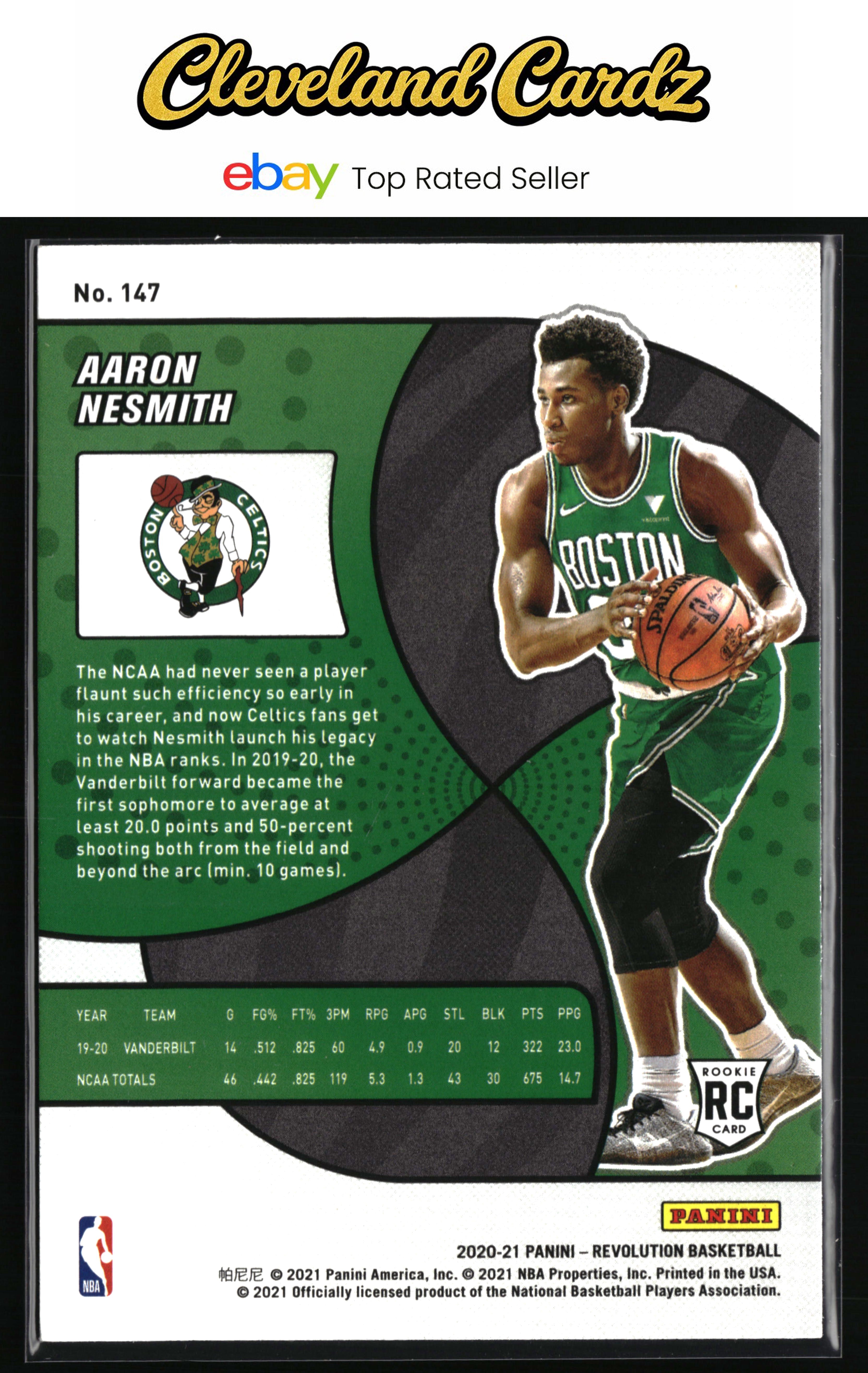 2020-21 Panini Revolution #147 Aaron Nesmith