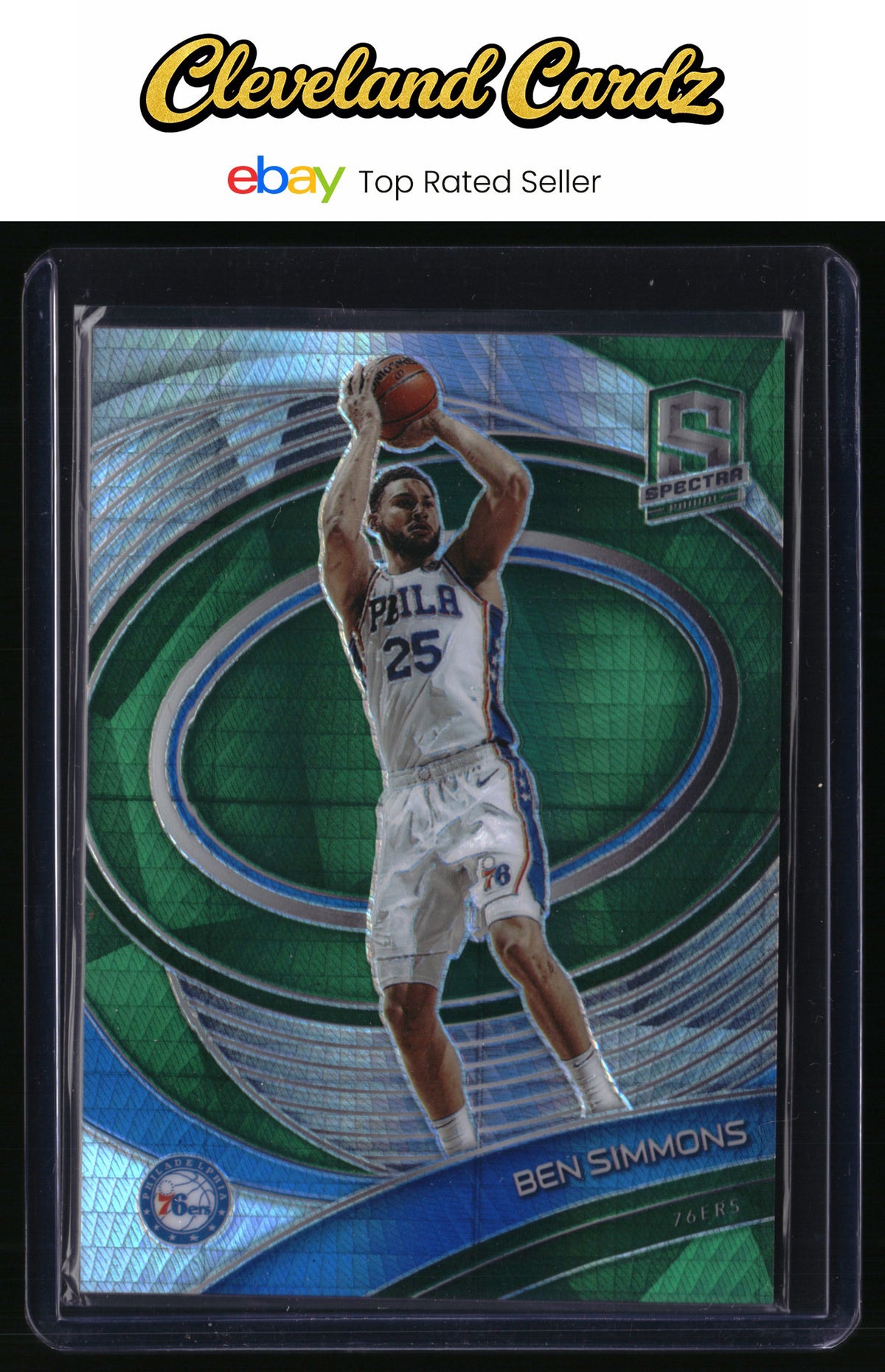 2020-21 Panini Spectra #79 Ben Simmons Asia Green