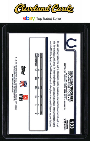 2025 Topps Chrome #133 DeForest Buckner Red Wave Refractor #/5