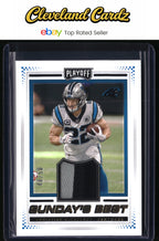2020 Panini Playoff #SB-CM Christian McCaffrey Sundays Best Prime #/50