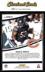 2019 Donruss #DOM-21 Khalil Mack Dominators