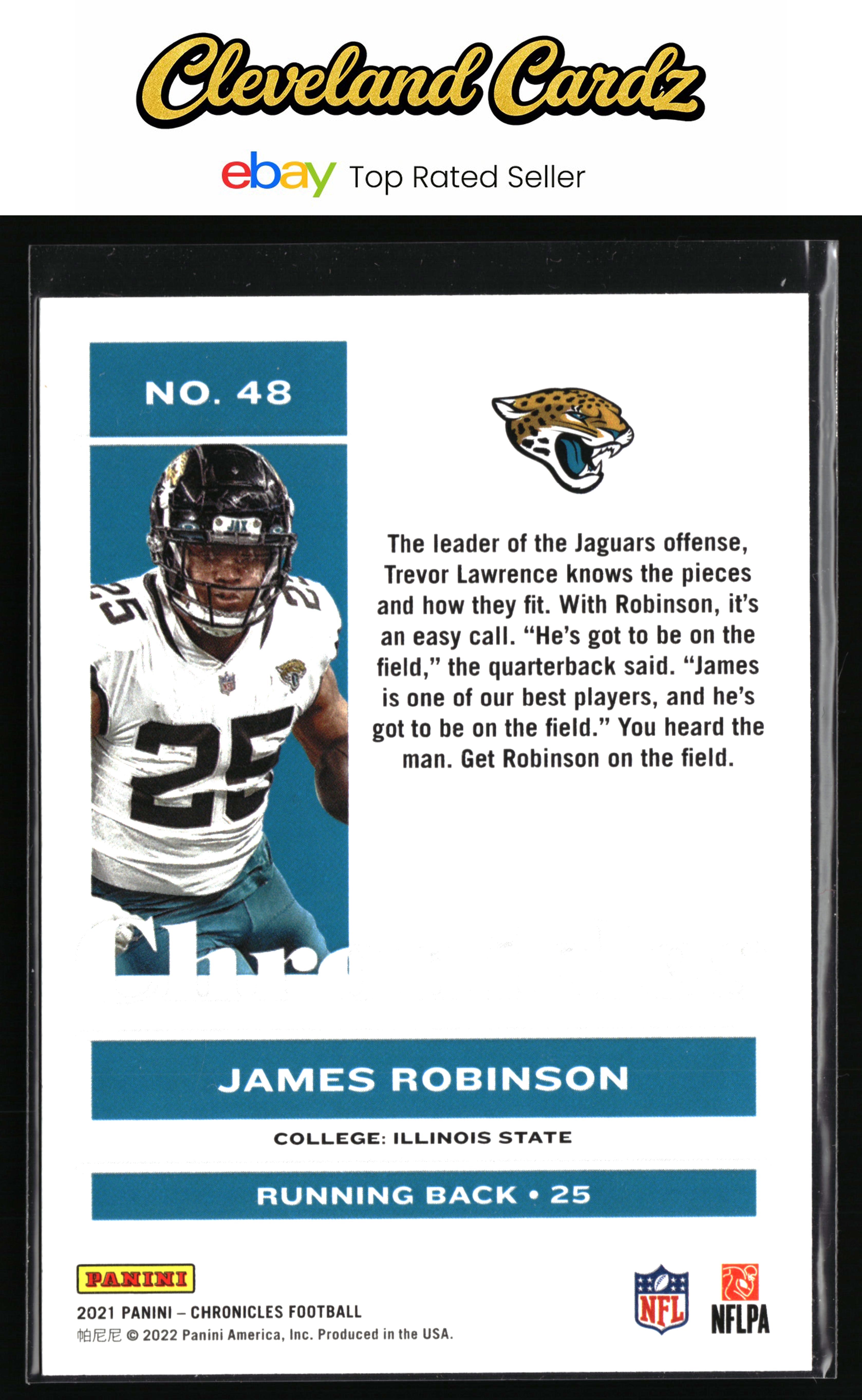 2021 Panini Chronicles #48 James Robinson
