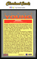 1993 Fleer #247 Steve Young