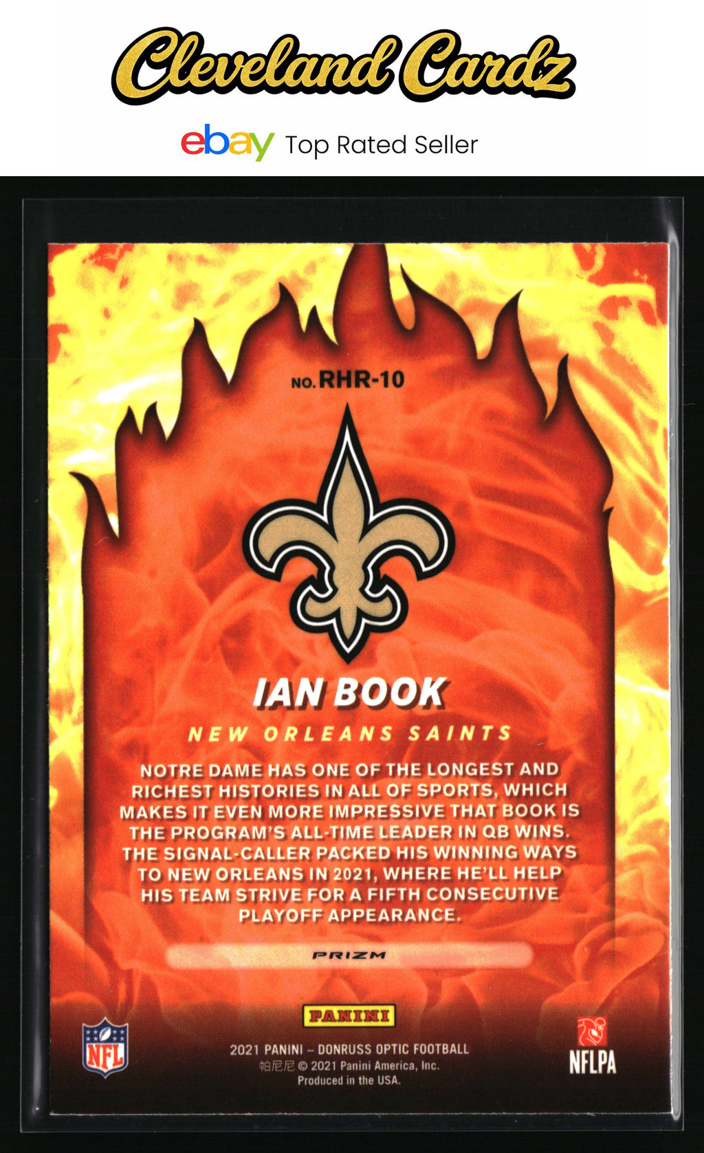 2021 Donruss Optic #RHR-10 Ian Book Red Hot Rookies