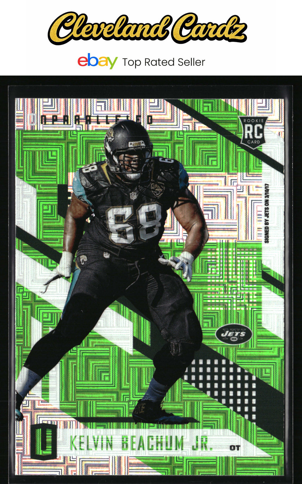 2017 Panini Unparalleled #198 Kelvin Beachum Jr. Lime Green