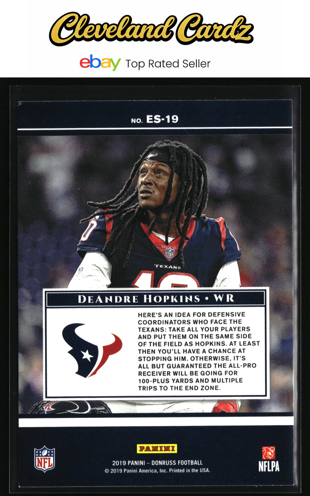2019 Donruss #ES-19 DeAndre Hopkins Elite Series