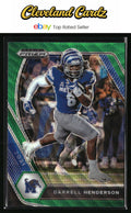 2021 Panini Prizm Draft Picks Collegiate #94 Darrell Henderson Green Wave