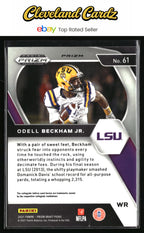 2021 Panini Prizm Draft Picks Collegiate #61 Odell Beckham Jr. Green