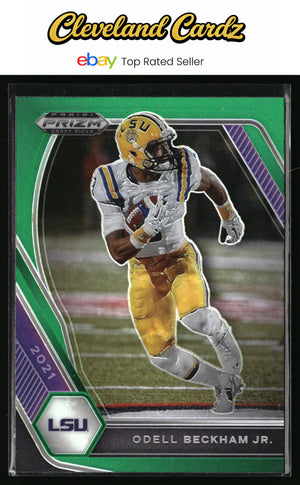 2021 Panini Prizm Draft Picks Collegiate #61 Odell Beckham Jr. Green