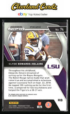 2021 Panini Prizm Draft Picks Collegiate #74 Clyde Edwards-Helaire Green