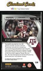 2021 Panini Prizm Draft Picks Collegiate #18 Ryan Tannehill Green Wave