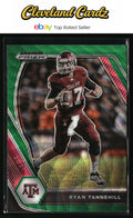 2021 Panini Prizm Draft Picks Collegiate #18 Ryan Tannehill Green Wave