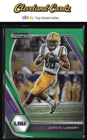 2021 Panini Prizm Draft Picks Collegiate #62 Jarvis Landry Green