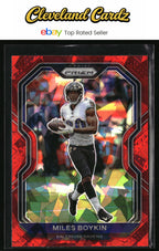 2020 Panini Prizm #40 Miles Boykin Prizm Red Ice
