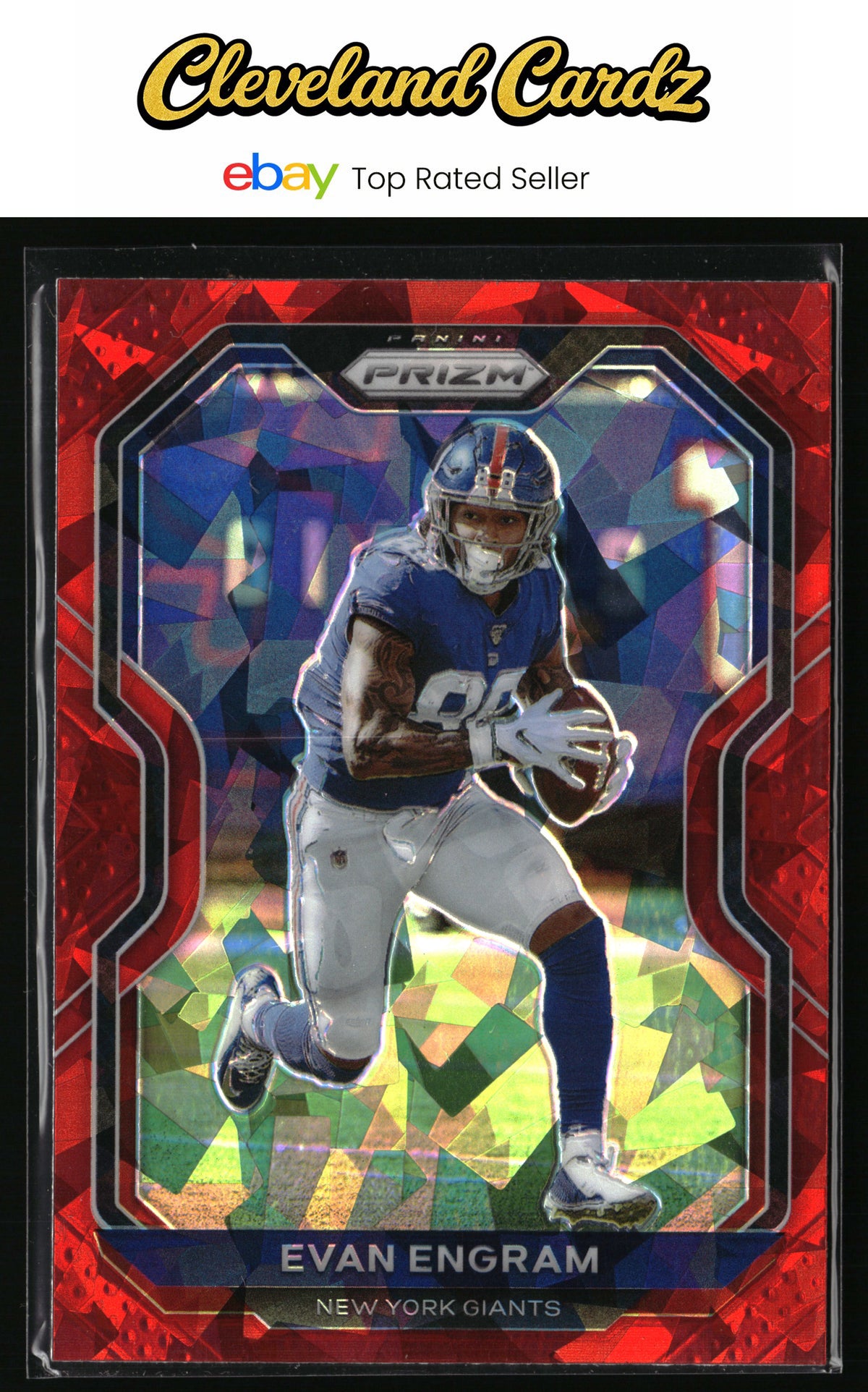 2020 Panini Prizm #159 Evan Engram Prizm Red Ice