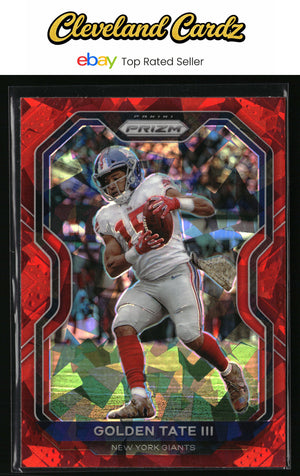 2020 Panini Prizm #162 Golden Tate III Prizm Red Ice