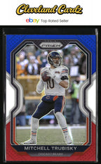 2020 Panini Prizm #187 Mitchell Trubisky Prizm Red White and Blue