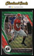 2021 Panini Prizm Draft Picks Collegiate #75 D'Andre Swift Green Wave