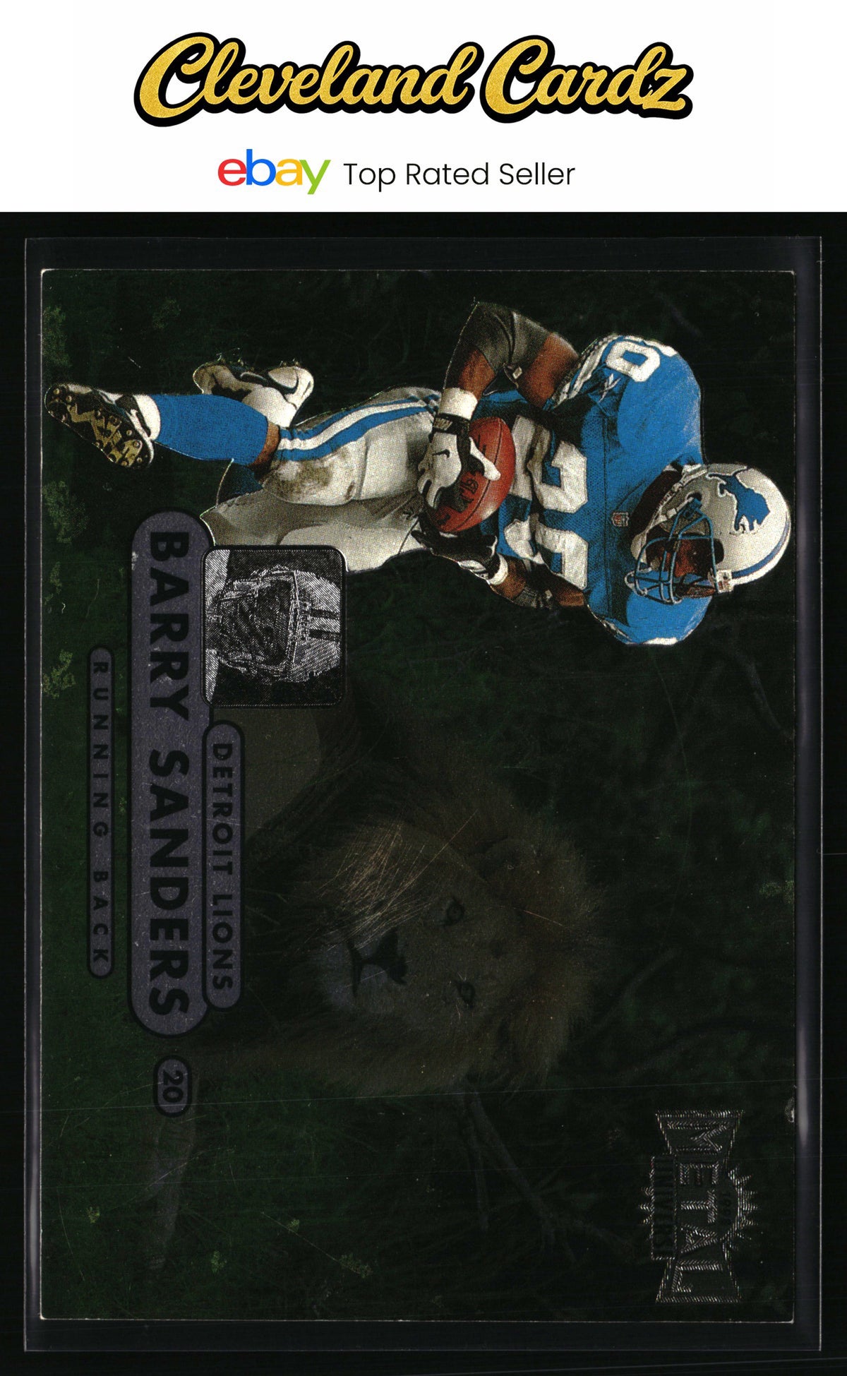 1998 Metal Universe #20 Barry Sanders VG Priced Below MKT