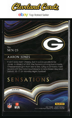 2021 Panini Select #SEN-23 Aaron Jones Sensations Prizm
