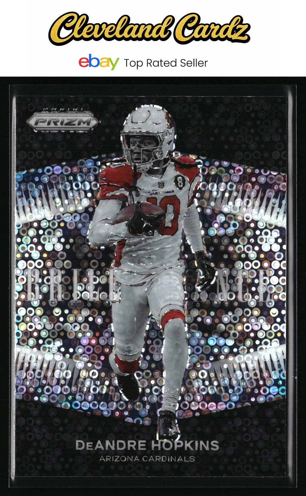 2021 Panini Prizm #B-20 DeAndre Hopkins Brilliance Prizms No Huddle