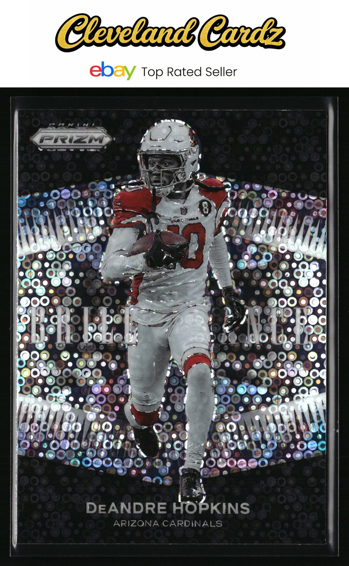 2021 Panini Prizm #B-20 DeAndre Hopkins Brilliance Prizms No Huddle