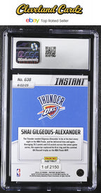 2024-25 Instant #638 Shai Gilgeous-Alexander CGC 10