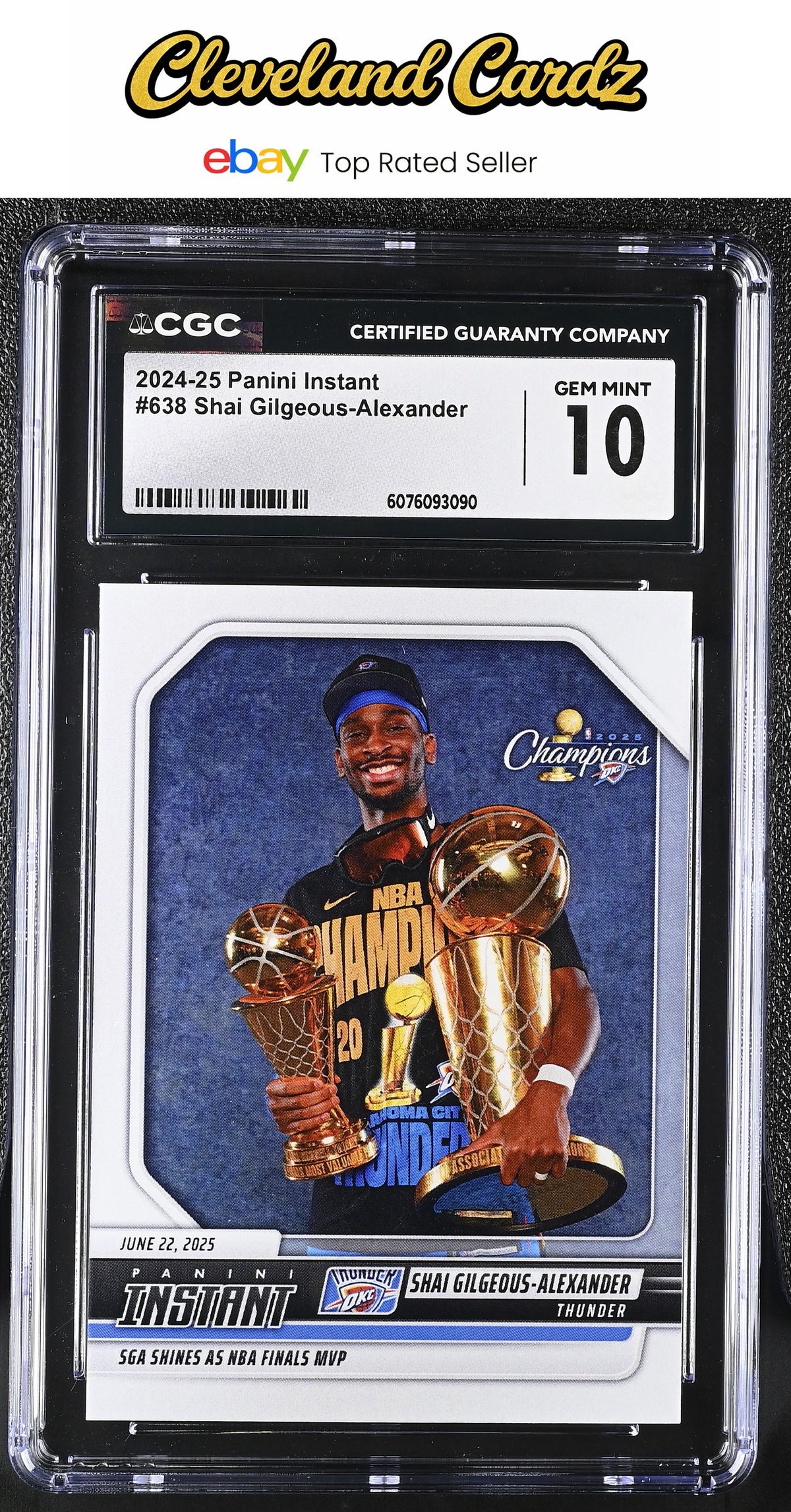 2024-25 Instant #638 Shai Gilgeous-Alexander CGC 10