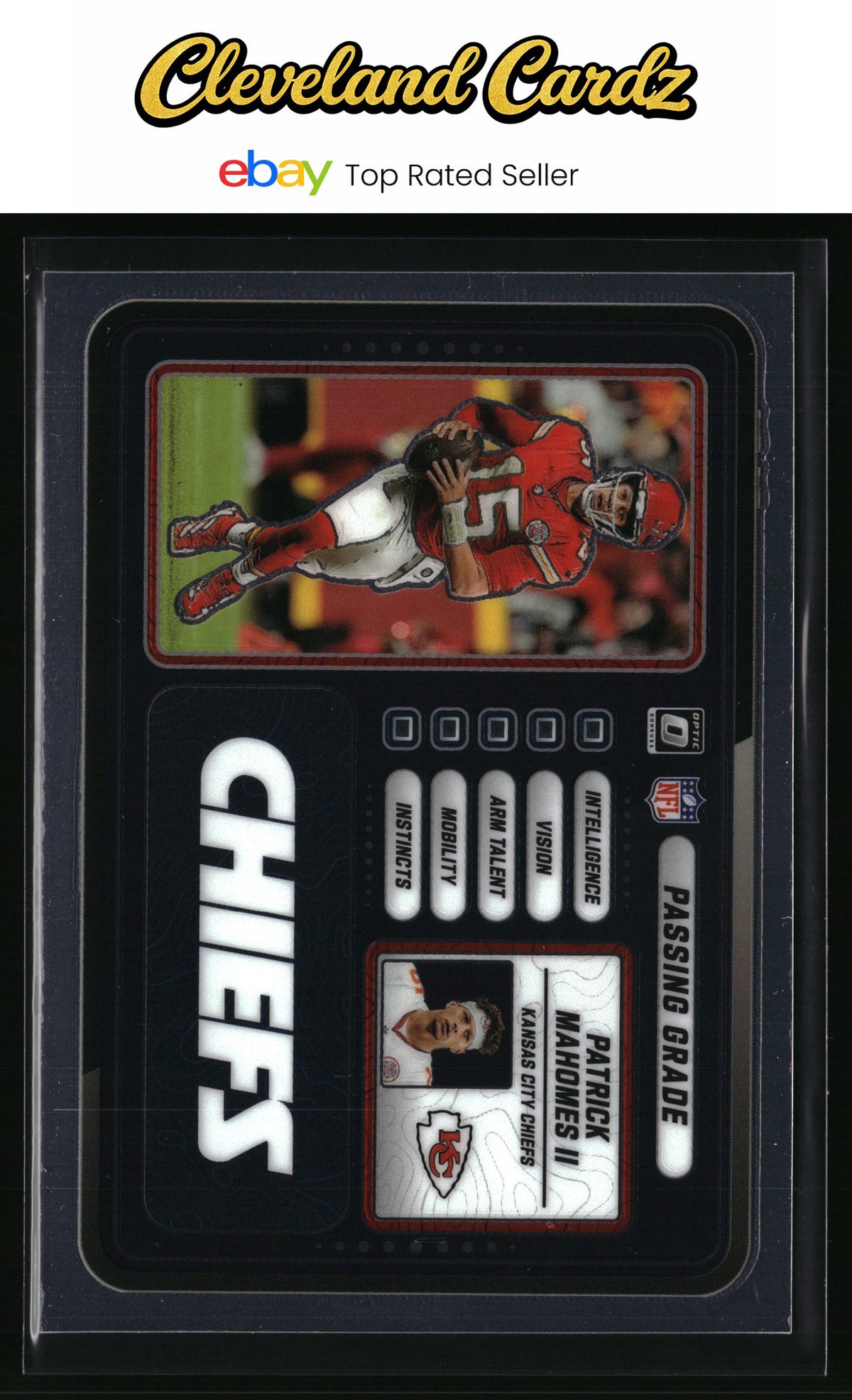 2025 Donruss Optic #5 Patrick Mahomes II Passing Grade