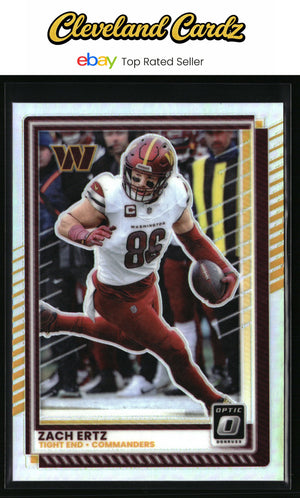 2025 Donruss Optic #156 Zach Ertz Silver Prizm