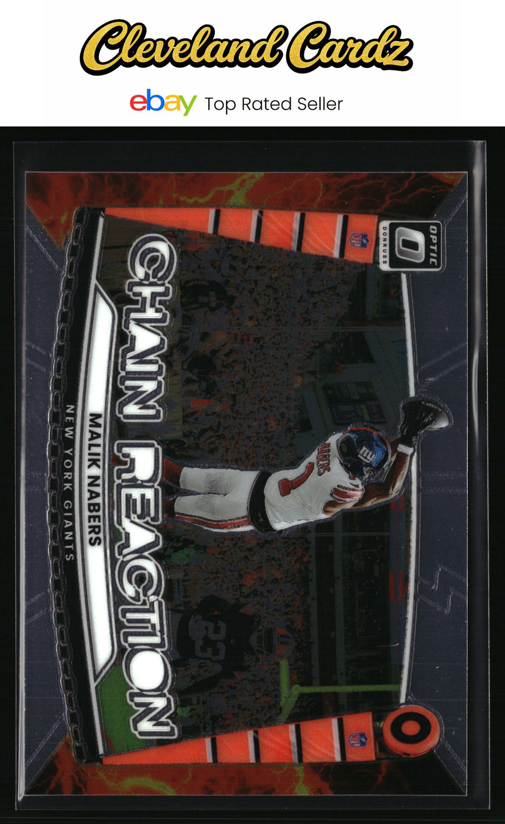 2025 Donruss Optic #2 Malik Nabers Chain Reaction