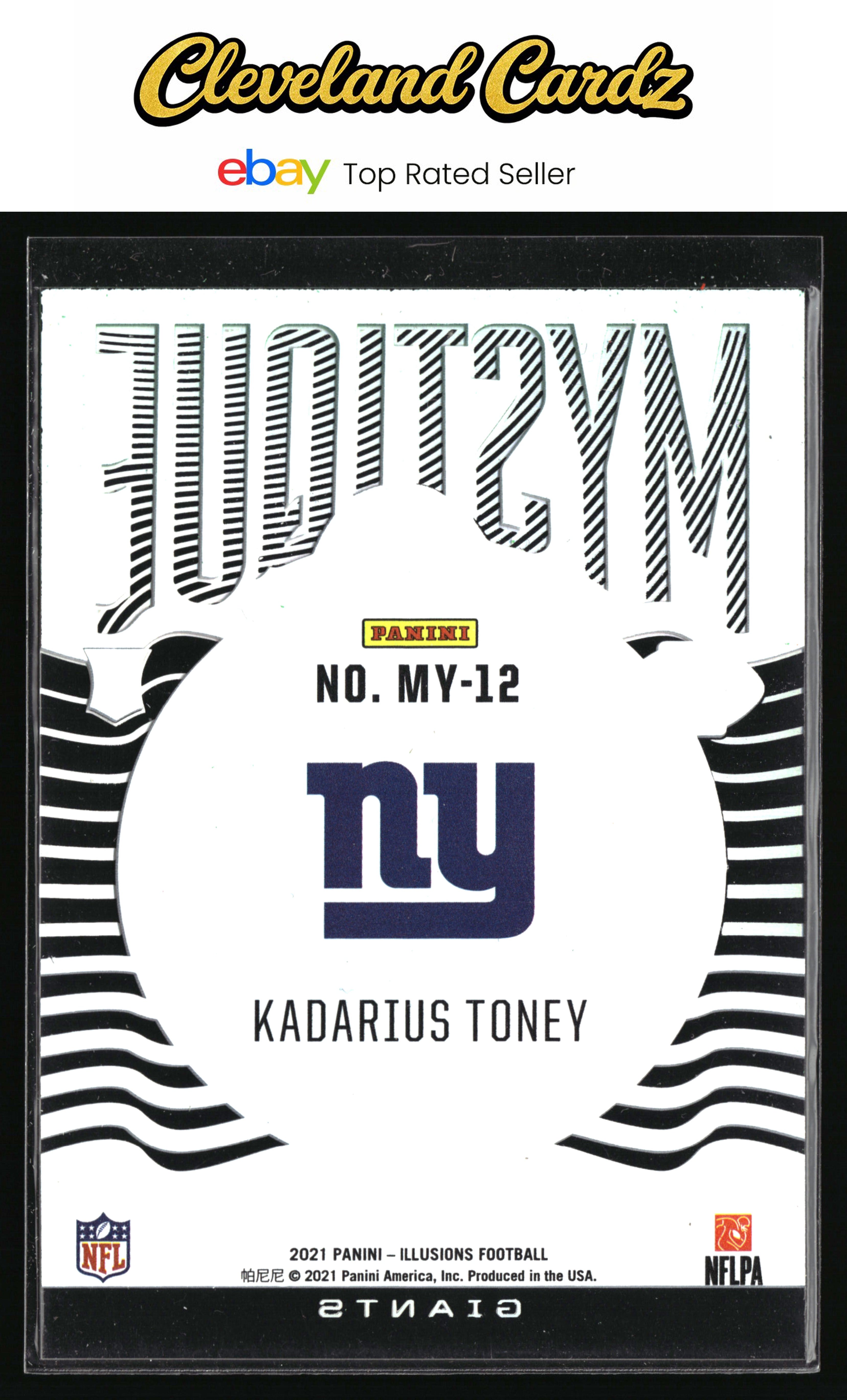 2021 Panini Illusions #MY-12 Kadarius Toney Mystique Emerald