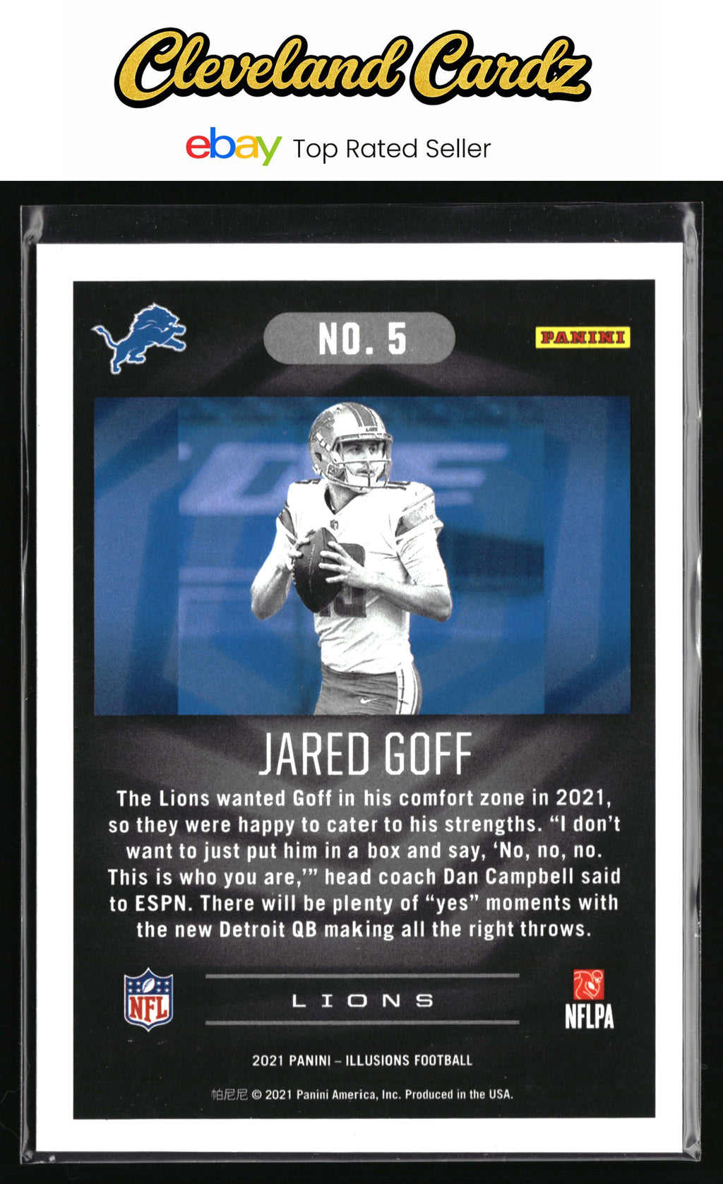 2021 Panini Illusions #5 Jared Goff