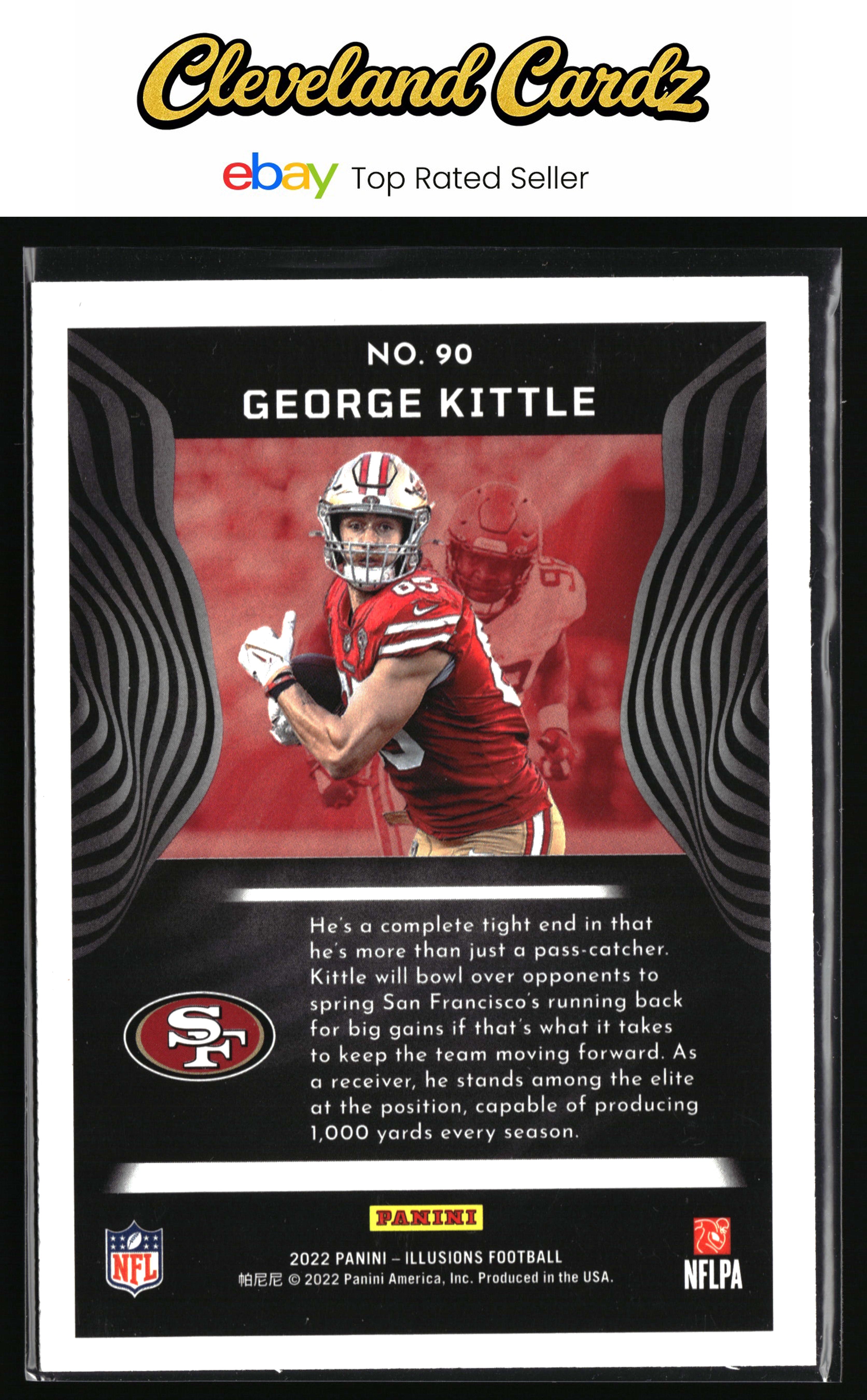 2022 Panini Illusions #90 George Kittle
