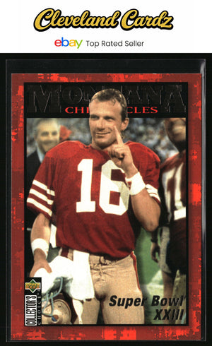1995 Collector's Choice #JM7 Joe Montana Montana Chronicles