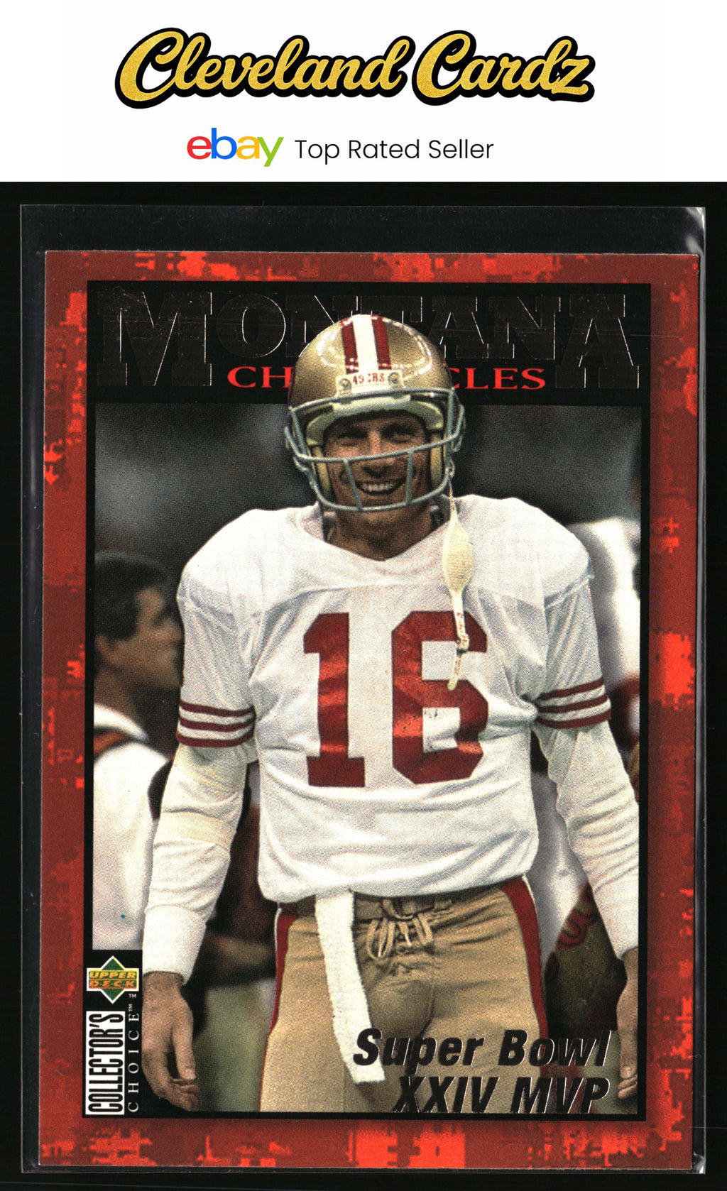1995 Collector's Choice #JM9 Joe Montana Montana Chronicles