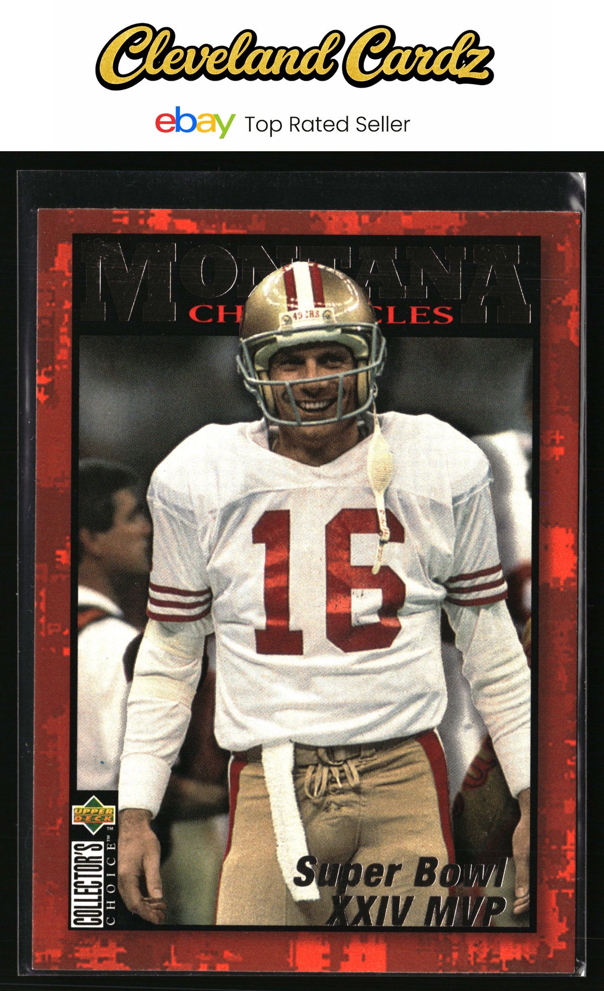 1995 Collector's Choice #JM9 Joe Montana Montana Chronicles