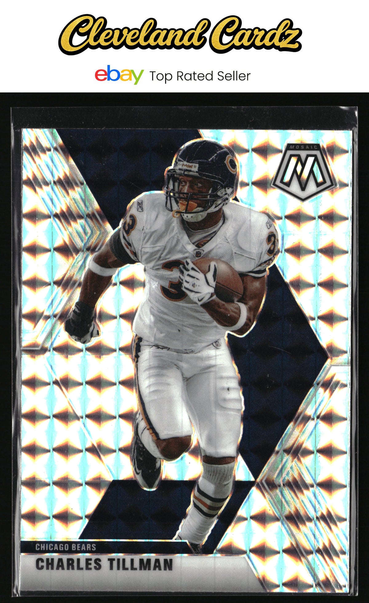 2020 Panini Mosaic #43 Charles Tillman Silver Mosaic