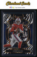 2025 Panini Select #86 Josh Allen Zebra Prizm Shock CASE HIT