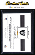 2025 Panini Photogenic #15 Ashton Jeanty Names of the Game CASE HIT