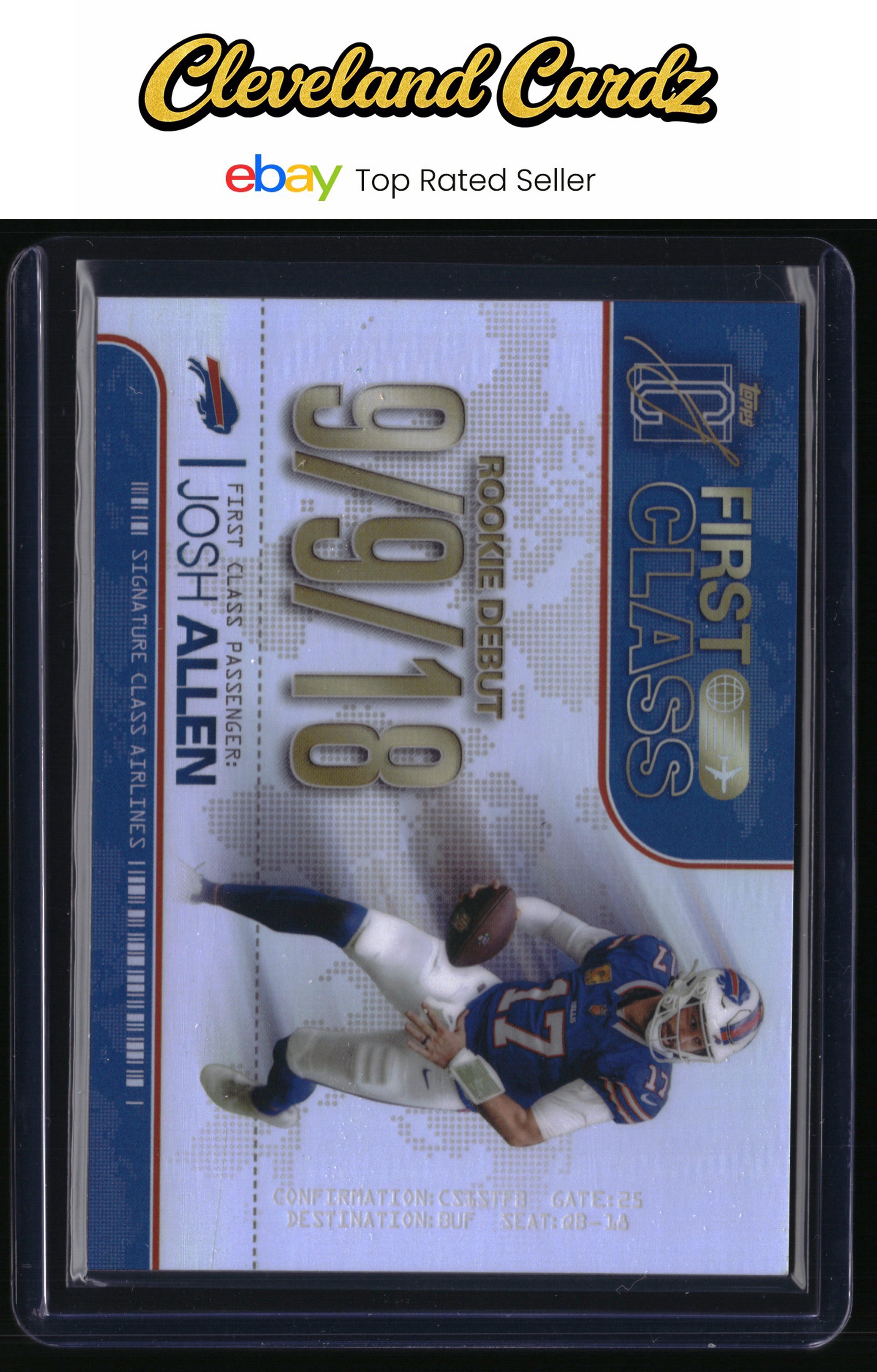 2025 Topps Signature Class #FC-5 Josh Allen First Class