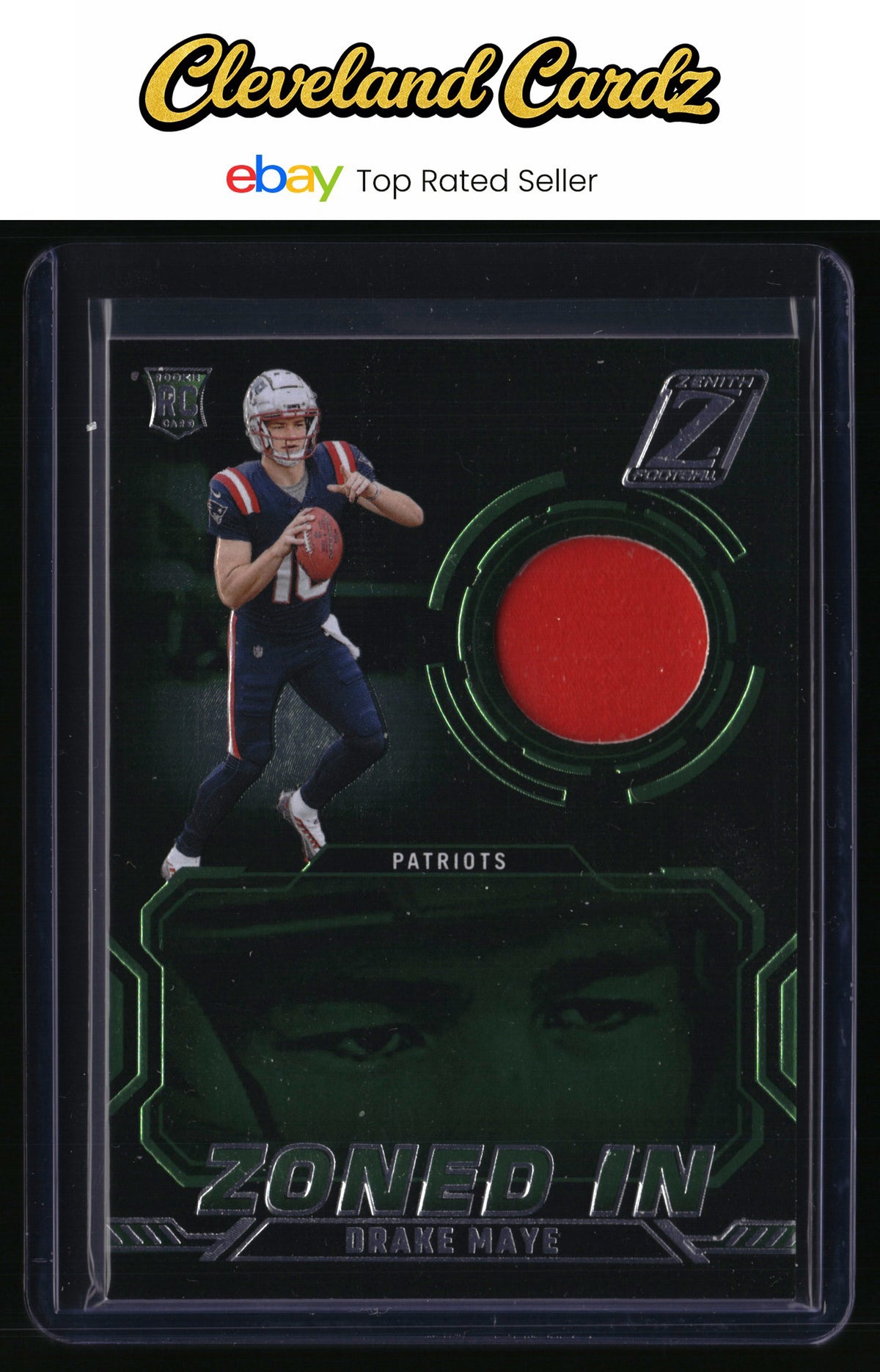 2024 Panini Zenith #ZI-DME Drake Maye Zoned In