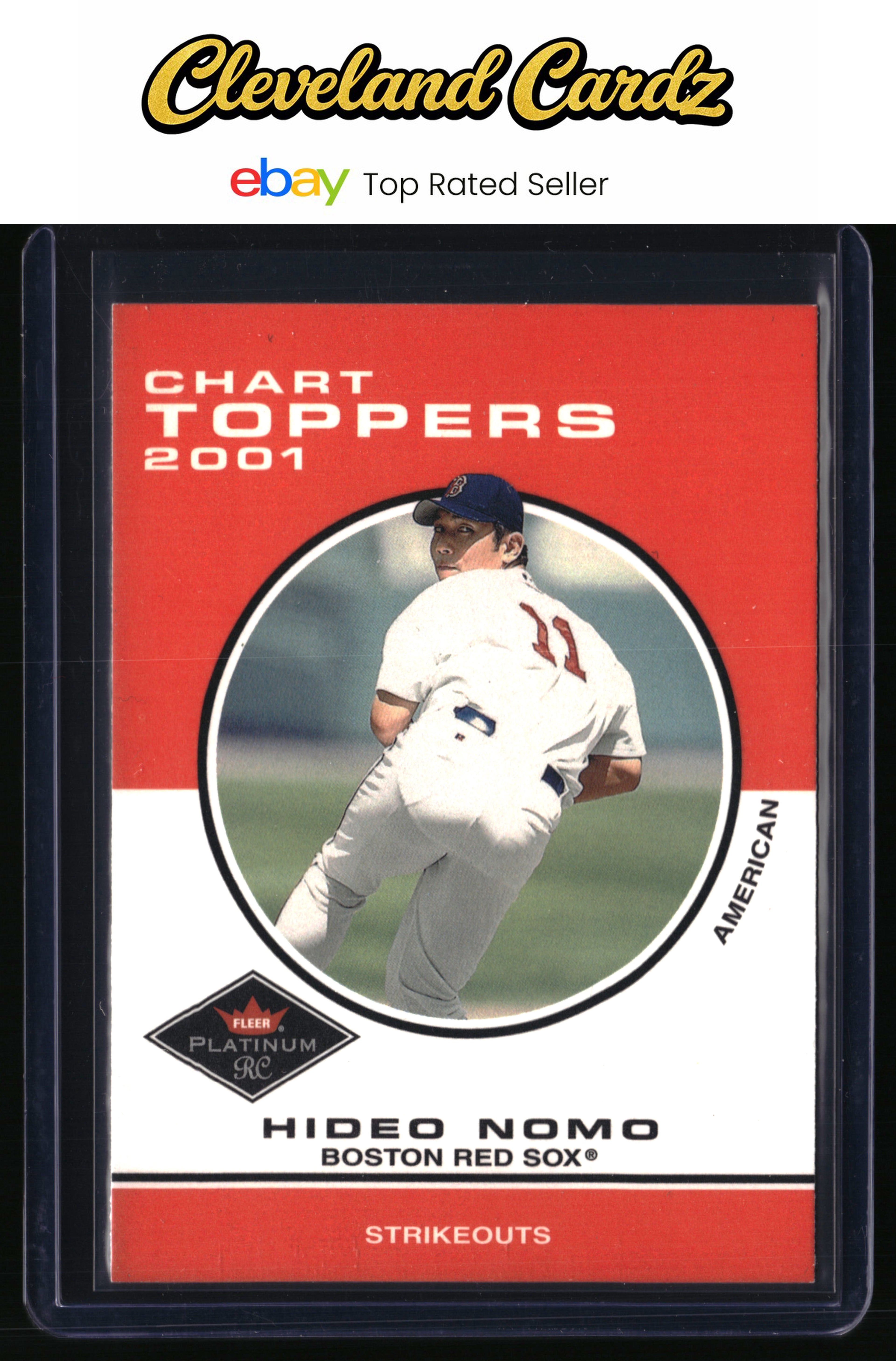 2001 Fleer Platinum #403 Hideo Nomo