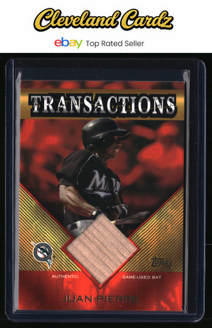 2003 Topps Traded & Rookies #TT-JP Juan Pierre Transactions Bat Relics