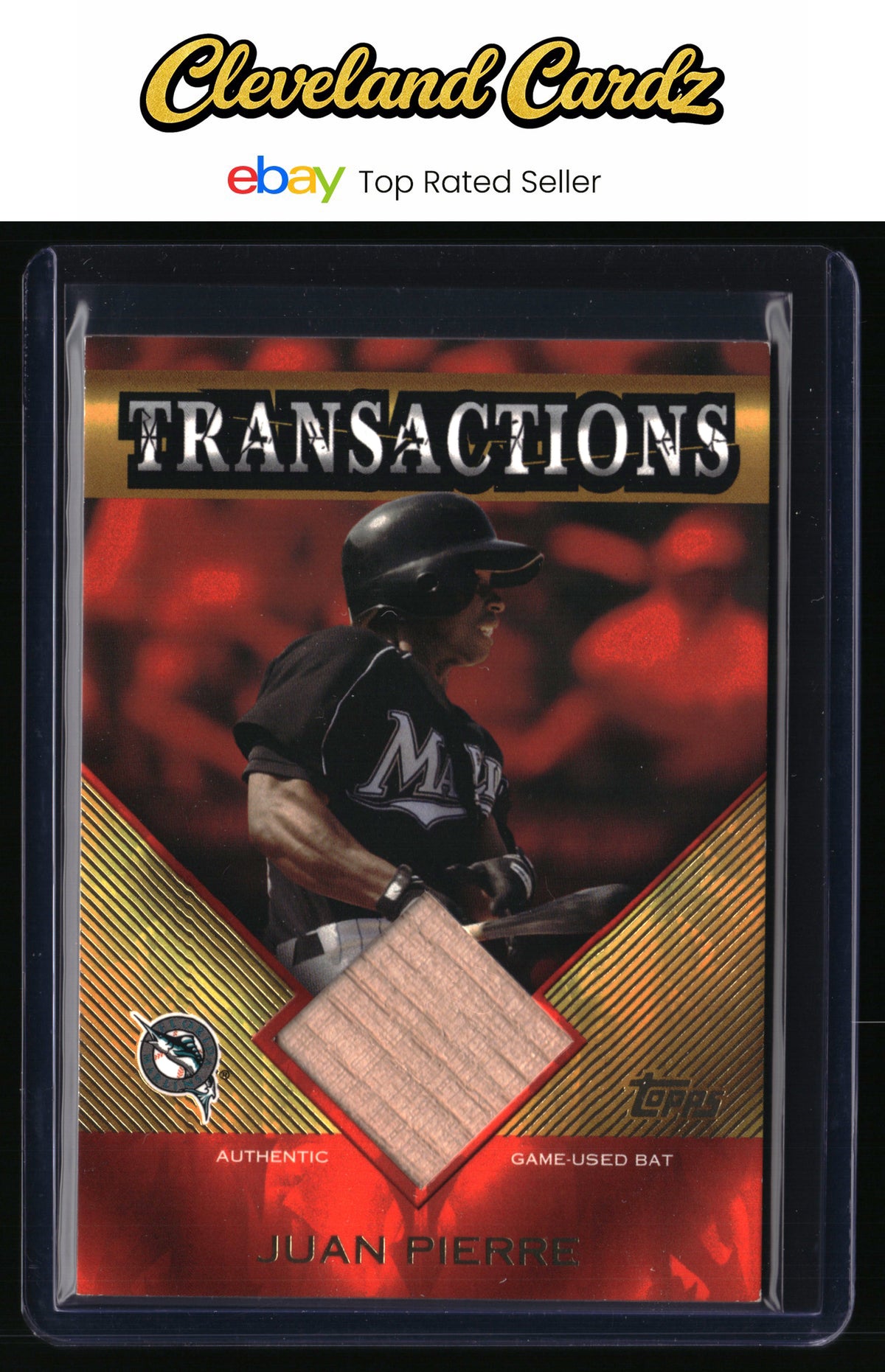 2003 Topps Traded & Rookies #TT-JP Juan Pierre Transactions Bat Relics