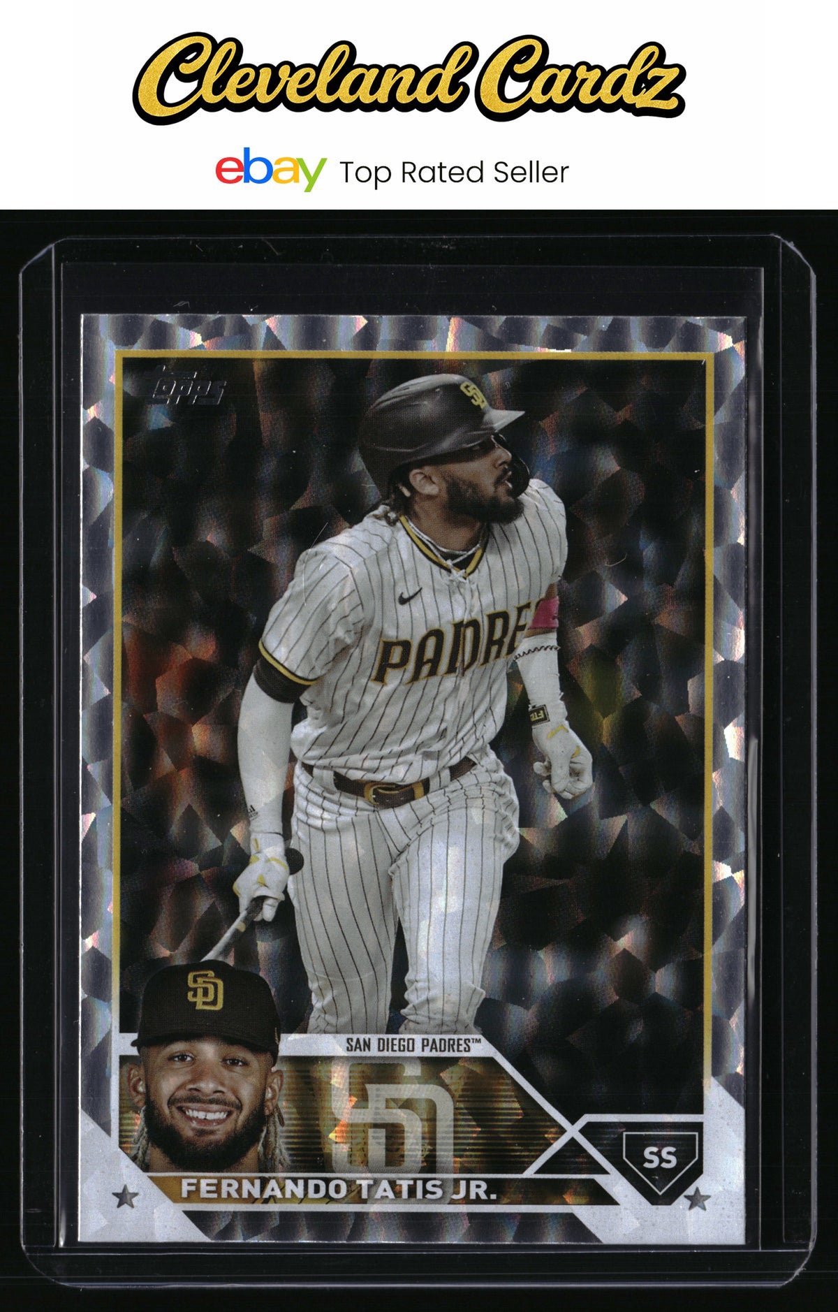 2023 Topps #23 Fernando Tatis Jr. Silver Pattern Foilboard
