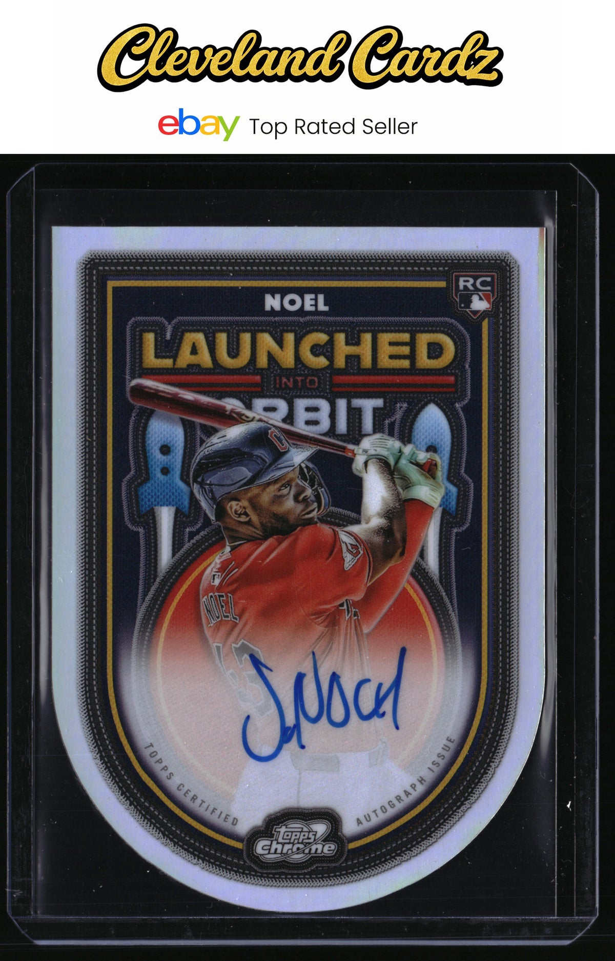 2025 Topps Chrome Cosmic #LIOA-JN Jhonkensy Noel Launched into Orbit Autographs