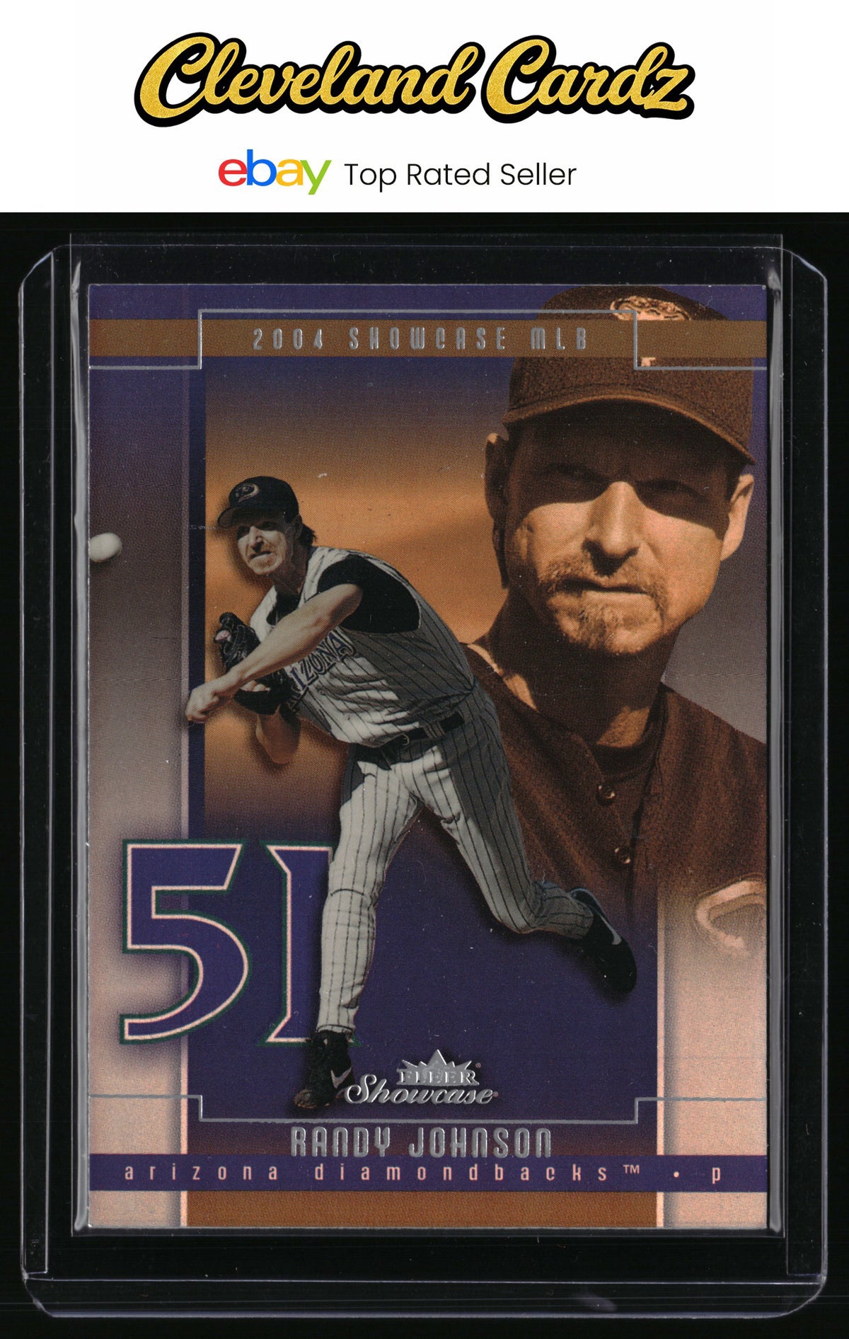 2004 Fleer Showcase #96 Randy Johnson