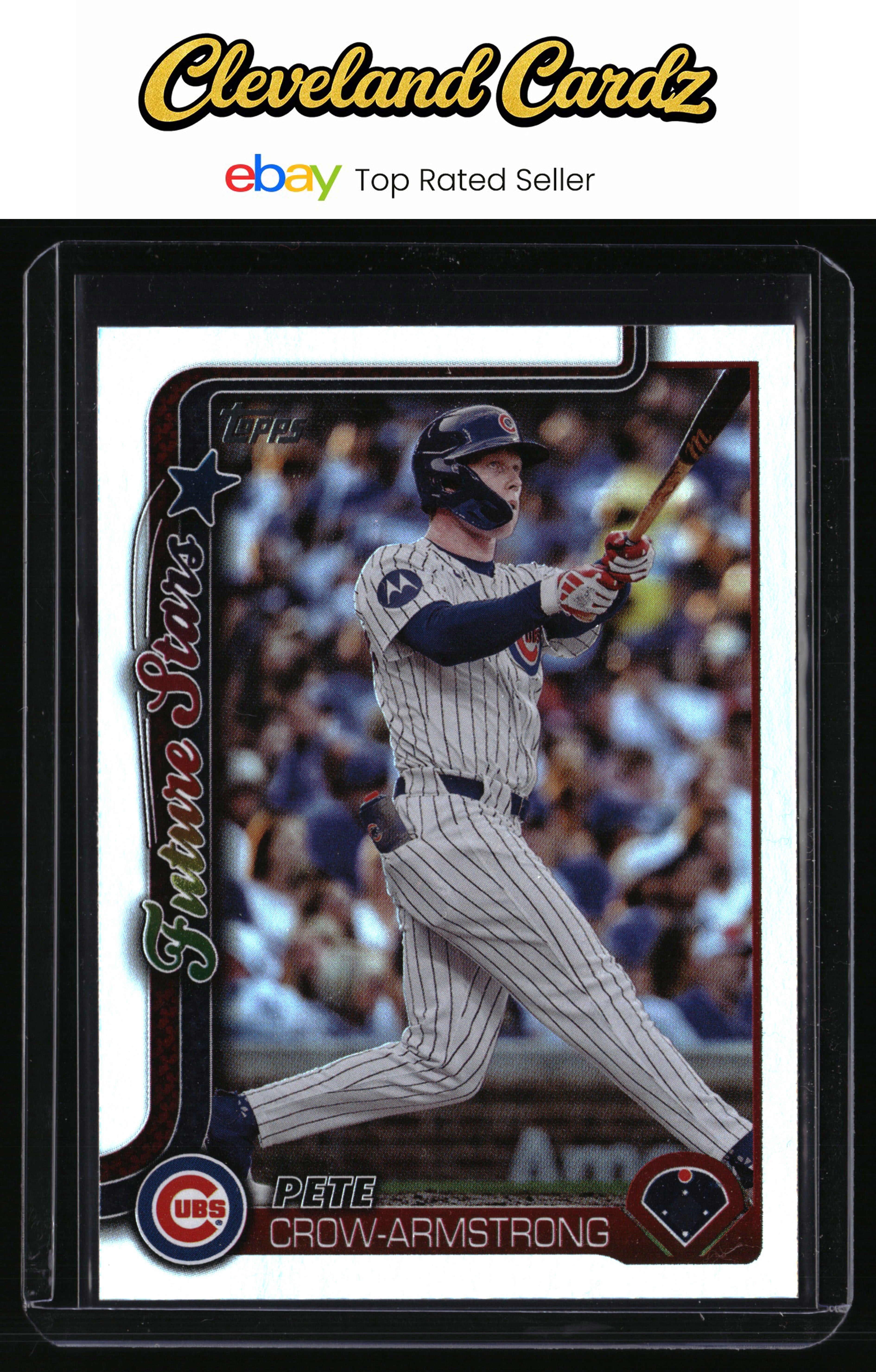 2025 Topps #290 Pete Crow-Armstrong Rainbow Foil